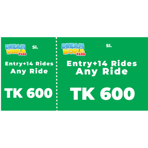 Entry+14 Rides (For Adult & Child)